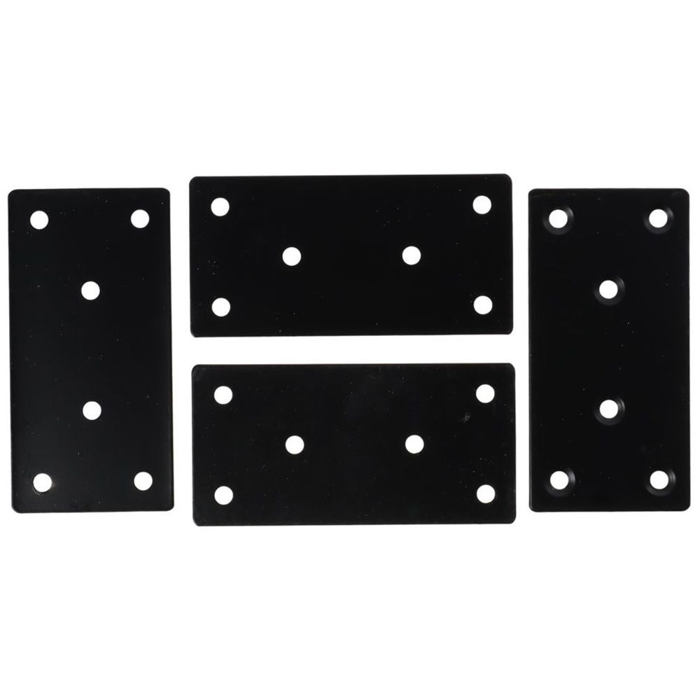 Woodworking X Brace - Placa de reparación plana negra, soporte
