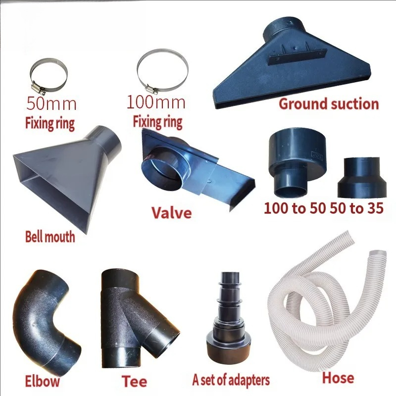Woodworking Joint - Adaptador de aspiradora industrial para succión