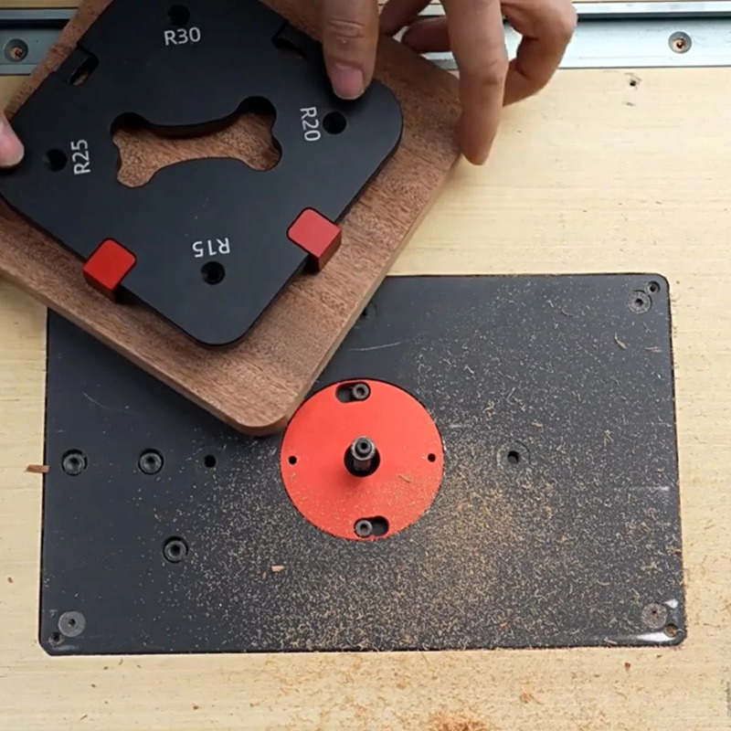 Woodworking Templates - Plantilla de radio de esquina de