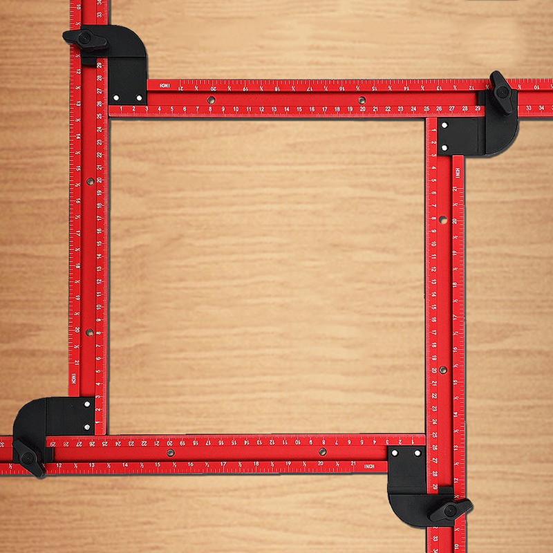Woodworking Manufacturing - Guía de plantilla de enrutador cuadrado