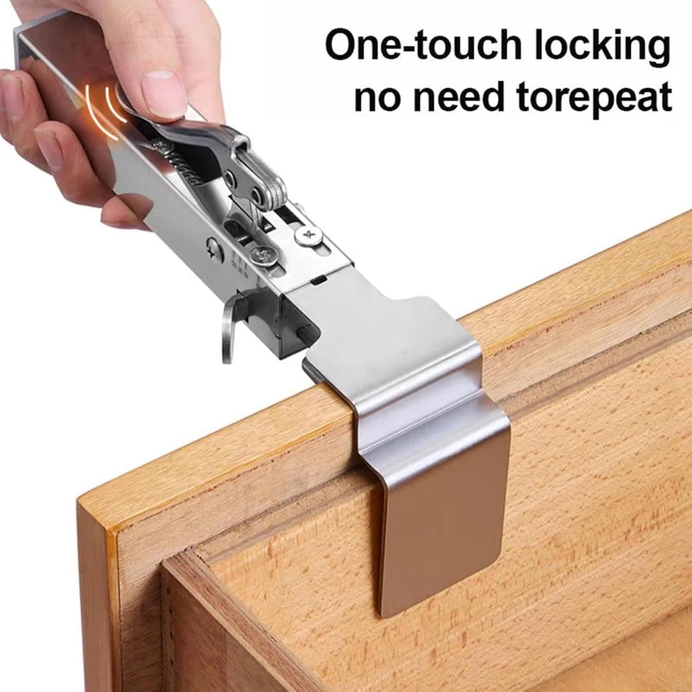 Woodworking Quick Clamps - Abrazaderas de instalación frontal de cajón