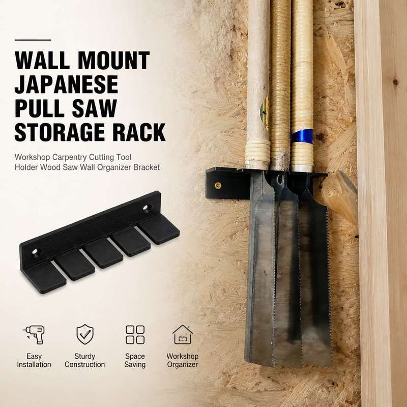 Japanese Pull Saw - Soporte de Pared para Sierras Japonesas,