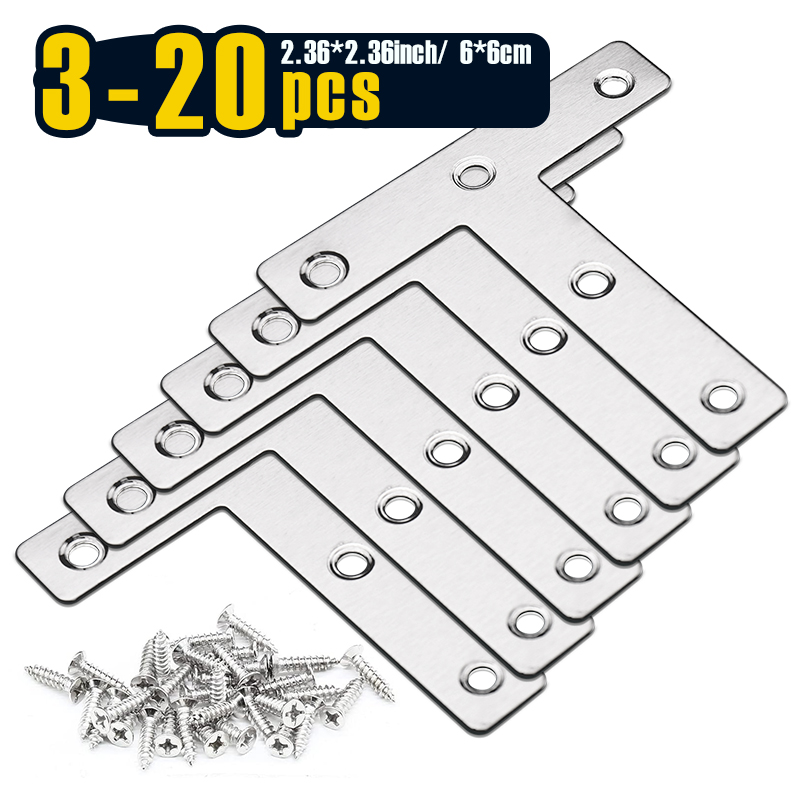 Woodworking X Brace - 3-20 piezas, placa reparadora en forma