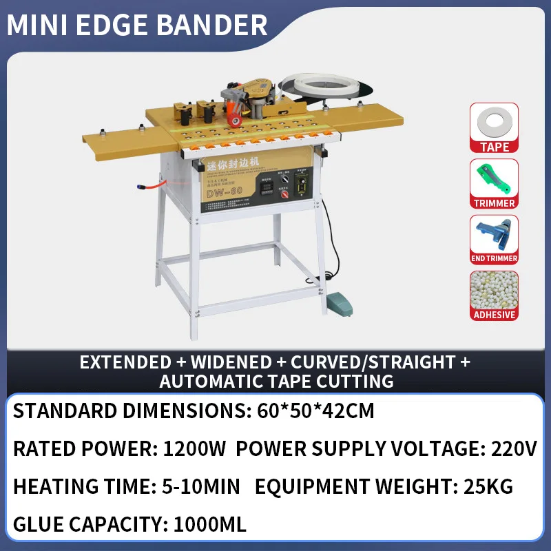 Enchapadora de Cantos Mini DW- - Woodworking Edge reseña y precio