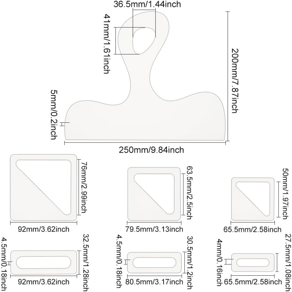 Plantilla de charcutería con m - Woodworking Templates reseña y precio