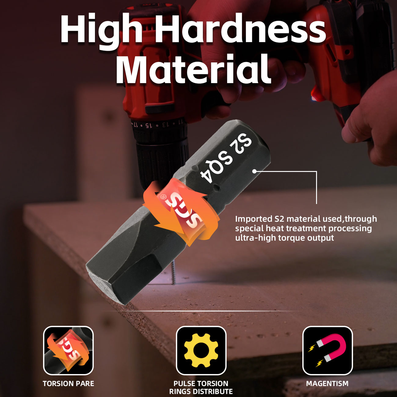 5 piezas, puntas de impacto cu - Woodworking Asmr reseña y precio