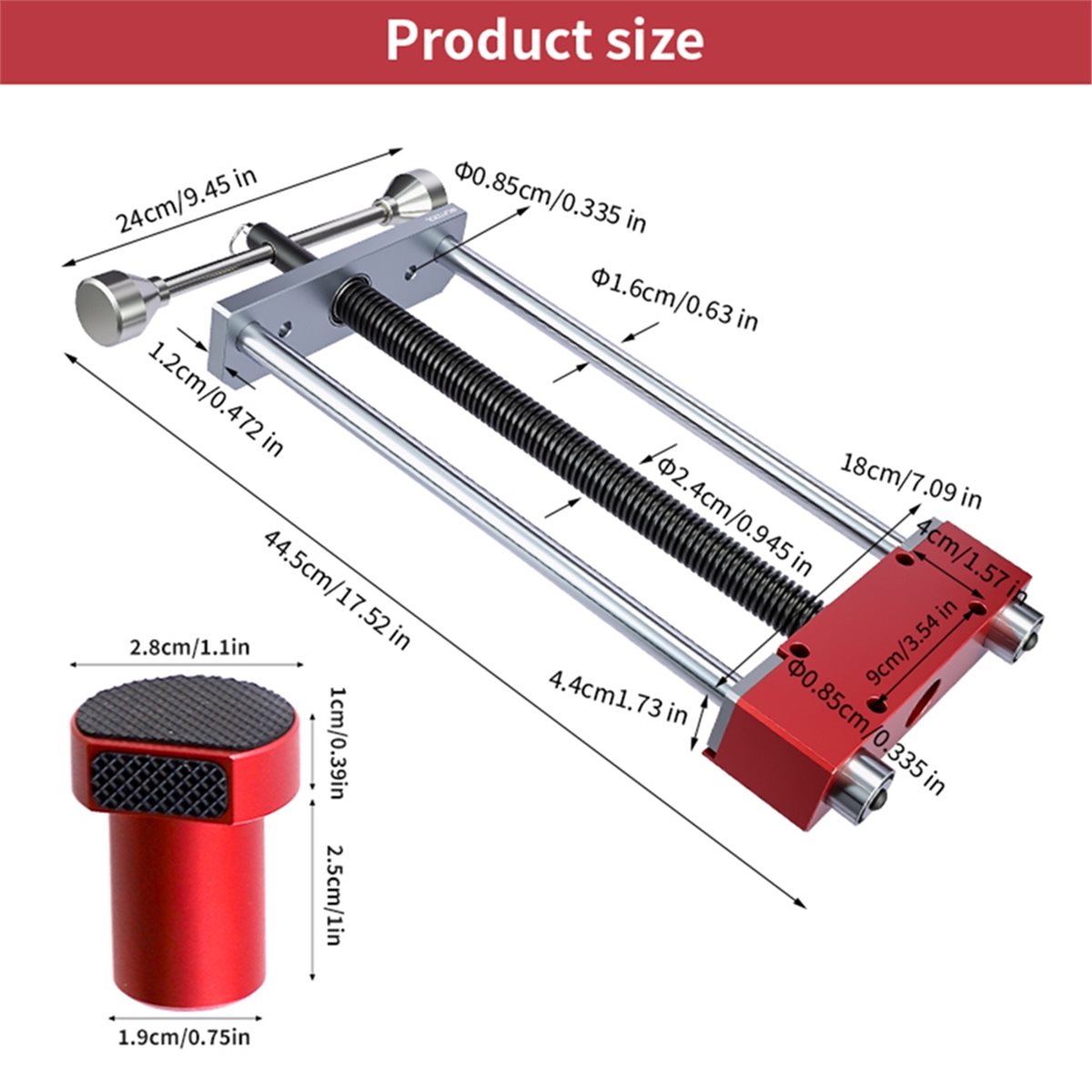 Juego de 4 abrazaderas de banc - Woodworking Front Vise reseña y precio