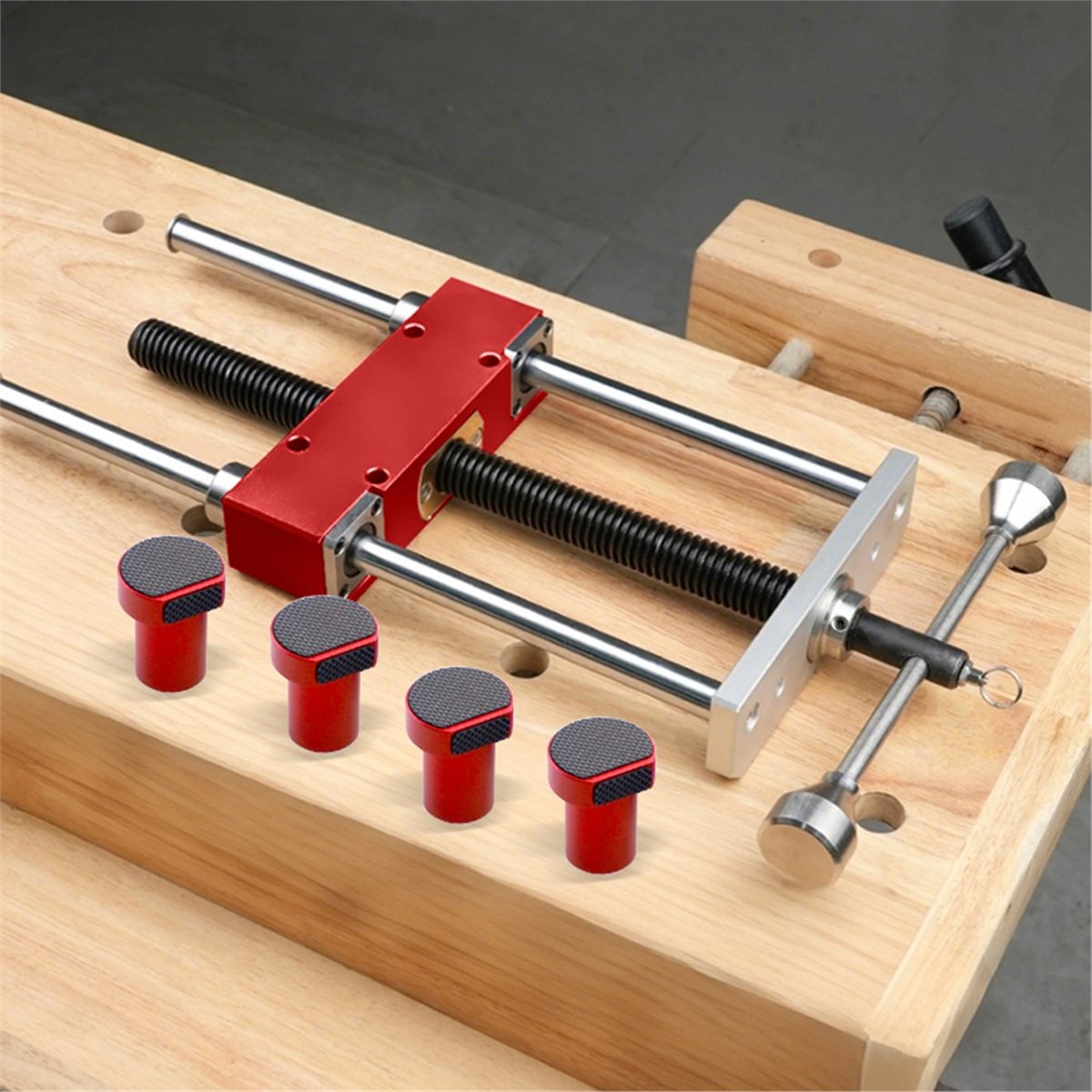 Juego de 4 abrazaderas de banc - Woodworking Front Vise reseña y precio