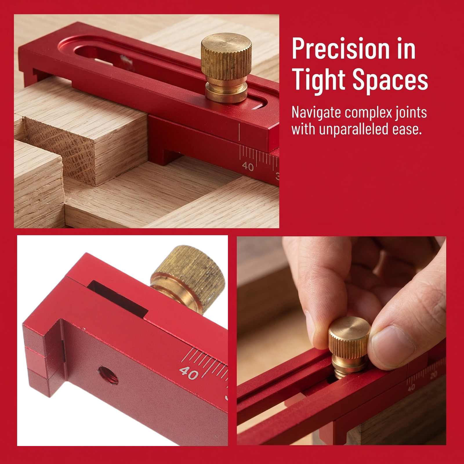 Regla de Medición para Carpint - Woodworking Joint reseña y precio