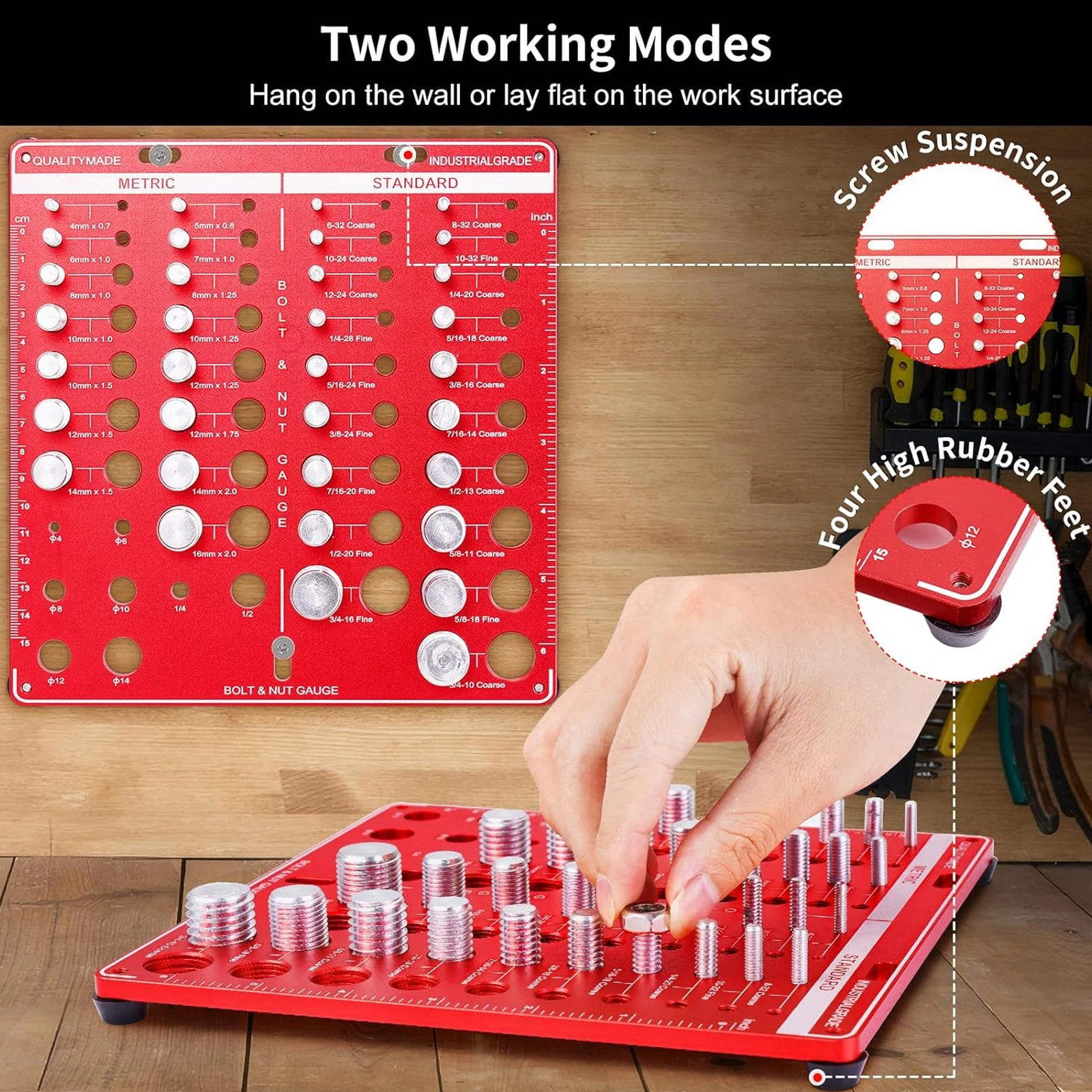 Juego de Calibres para Roscas  - Woodworking Shop reseña y precio