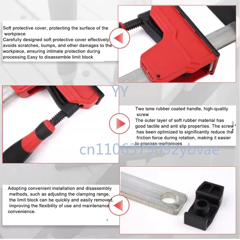 Abrazadera Paralela de Alta Re - Woodworking Quick Clamps reseña y precio