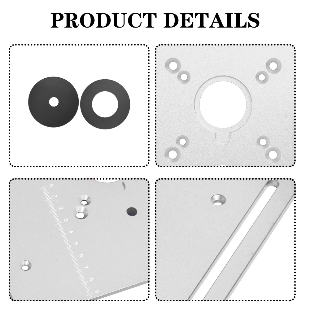 Placa de inserción de mesa enr - Woodworking Asmr reseña y precio
