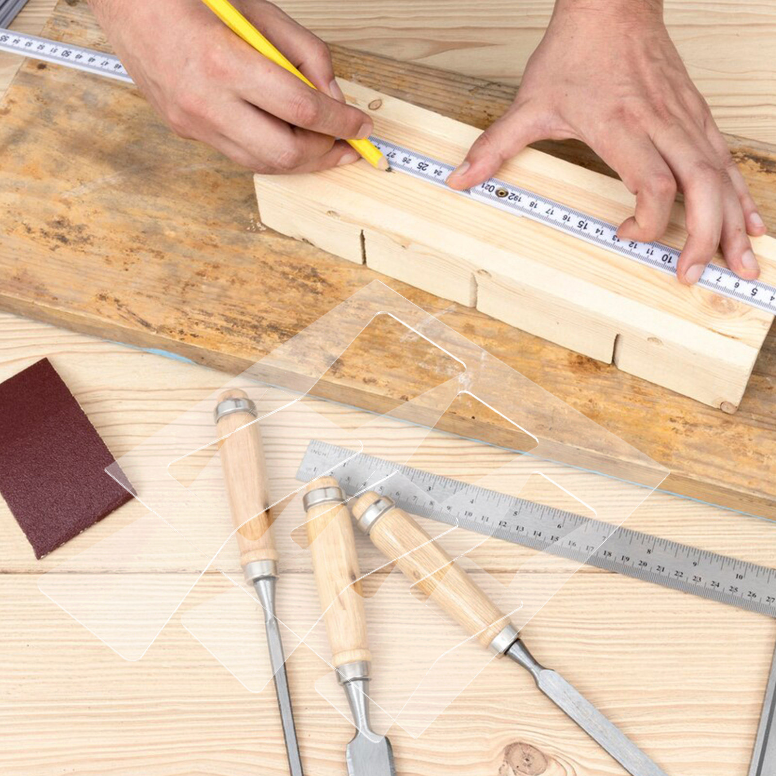 Juego de 2 plantillas acrílica - Woodworking Templates reseña y precio