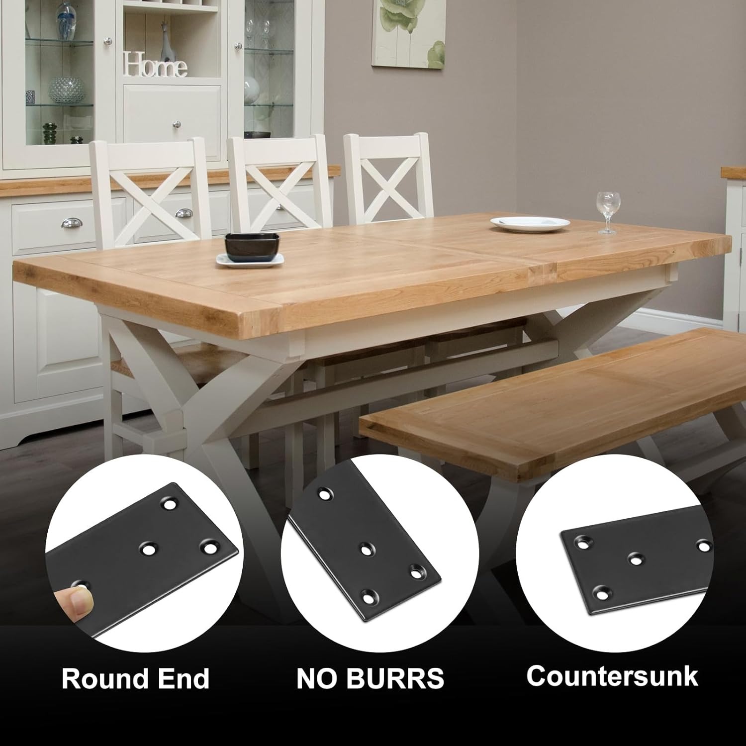 Soporte Recto Plano, Placa de  - Woodworking X Brace reseña y precio
